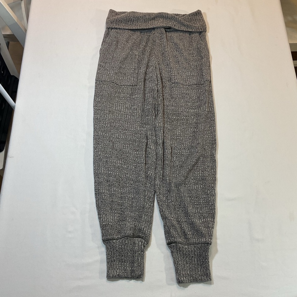 Aerie Charcoal Knit Lounge Pants